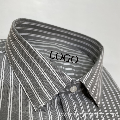 Stripe cvc OEM formal long sleeve shirt